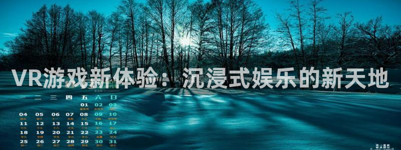 赢咖娱乐app下载：VR游戏新体验：沉浸式娱乐的新天地